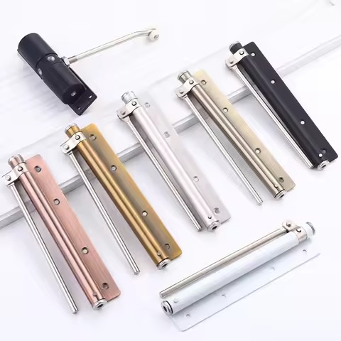 Automatic door closer hinge